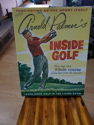 Vintage Rare 1961 Arnold Palmer Inside Golf Game Complete With A Bonus Set Added
