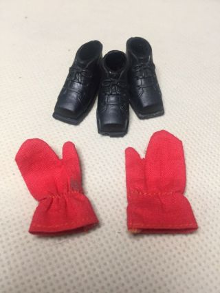 Vintage Barbie Ski Queen Shoes Boots And Gloves