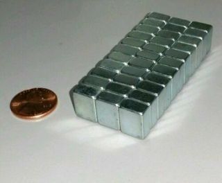 10 - 50 Pc 1/2 " 3/8 " ×1/4 " N52 Strong Block Rare Earth Neodymium Magnet