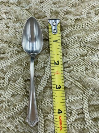 Set of 12 Oneida Community silver - plate demitasse coffee tea spoons Primrose c.  1 2