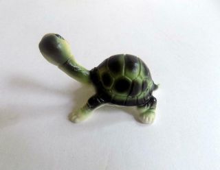 Rare Vintage Set 3 Miniature Bone China Turtle Tortoise Figurines Japan 3