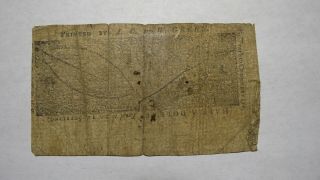 1770 $1/2 Annapolis Maryland MD Colonial Currency Note Bill Half Dollar RARE 2