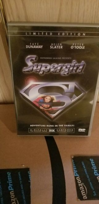 Supergirl Limited Edition 2 Dvd Set 03383/50000 Very Rare