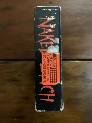 NAKED LUNCH VHS FOX VIDEO Cronenberg Horror Sov Cult Rare Oop Special Effect 3