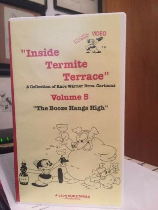 " Insude Termite Terrace " Vol.  5 " The Noose Hangs High " Vhs Like Rare Wb Toon