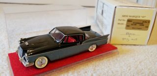 Minimarque 43 1:43 Rare 57 Studebaker Silver Hawk N/motor City One Of The Best
