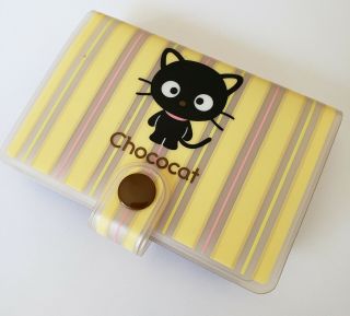 Sanrio Chococat Plastic Wallet Mini Photo Album Vintage Rare Black Cat