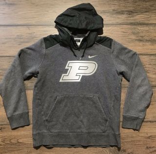 Nike Purdue Boilermakers Zip Sweatshirt Hybrid Drifit Rare Large