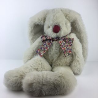 Vintage 1990s Taupe Bunny Rabbit Plush Funny Long Legs & Ears 26 " Stuffed Animal
