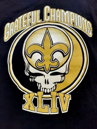 Rare Vintage Grateful Dead T - Shirt Xl 2010 Bowl 44 Xliv
