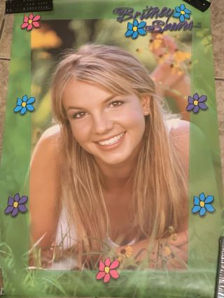 Britney Spears Rare 1999 Poster Official Britney Brands Inc Baby One More Time