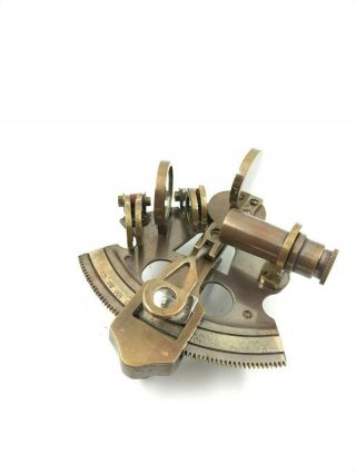 4 " Antiquated Brass Sextant | Ship Instrument | Astrolabe Model | Nautical Gift