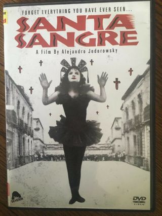 Santa Sangre Dvd Jodorowsky Severin Films 2 - Disk Bonus Special Features Rare