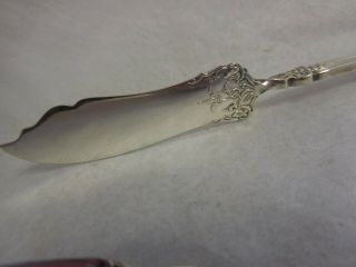 1847 ROGERS VINTAGE GRAPE 1904 SILVERPLATED MASTER BUTTER KNIFE & SUGAR SPOON NM 3
