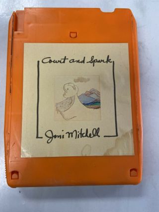 Quadraphonic Quad 8 Track Tape Joni Mitchell Court And Spark Rare Q8