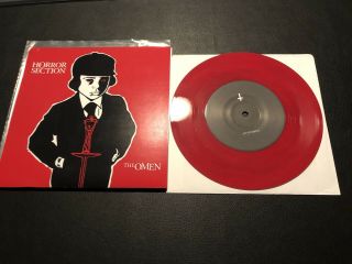 Horror Section The Omen 7” Red Cover Rare Pop Punk Vinyl