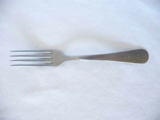 Wwii Us Marine Corps Usmc Stamped Fork Silco Stainless Steel Utensil Rare