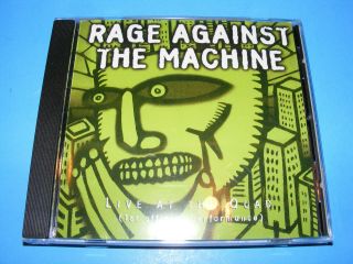 VERY RARE CD Rage Against The Machine - Live at the Quad 1st Off.  Performance 2