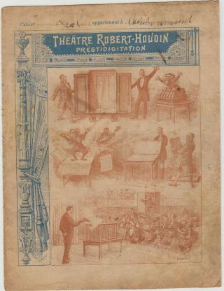 Rare & Theatre Robert Houdin Souvenir Circa 1890 - 3