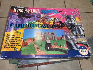 Misb Vintage King Arthur Knights Of The Round Table Camelot Castle Rare Playset