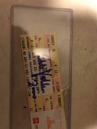 Eddie Vedder Pearl Jam Autograph Signed Photo Rare