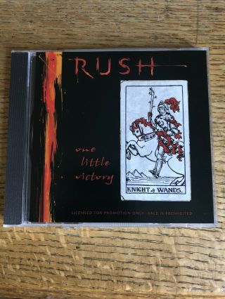 Rush Rare Promo Cd Single One Little Victory 2002 Atlantic Records