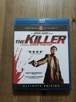 The Killer (blu - Ray) A John Woo Film Very Rare,  Oop