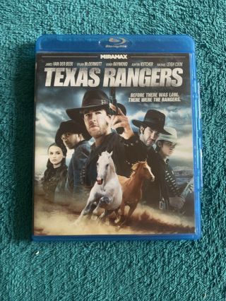 Texas Rangers [blu - Ray] Oop Rare Western James Van Der Beek Like