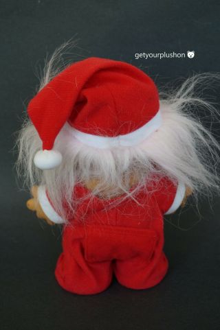 VINTAGE RUSS BERRIE AND COMPANY 18281 CHRISTMAS SANTA CLAUSE TROLL DOLL 2