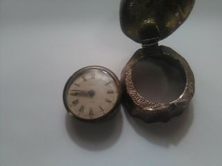 Bentally Owl Face Travel Alarm Clock Vintage Rare 2