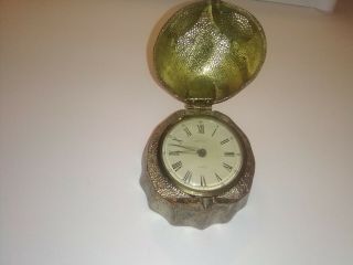 Bentally Owl Face Travel Alarm Clock Vintage Rare 3