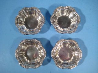 Birks Vintage Sterling Silver Mint/nut Bowl Dishes Set (4) 2.  29 Oz