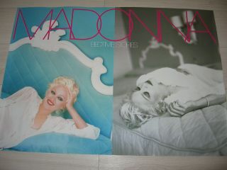 Madonna Bedtime Stories Promo Poster Japan Rare Warner