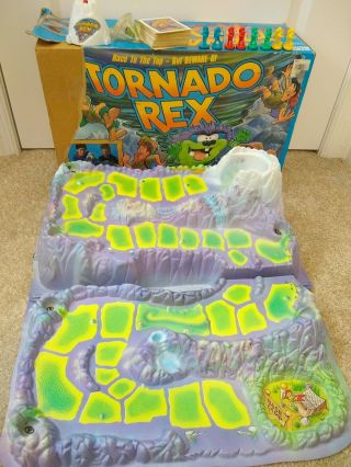 Vintage Tornado Rex Board Game Parker Brothers 1991 - Missing Instructions Rare