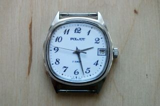 Vintage Poljot (Полёт) 17 Jewels Ussr Russian Mechanical Watch.
