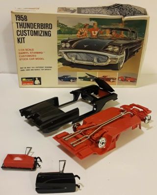Rare Monogram 1958 Ford Thunderbird 1/24 Plastic Model Kit Pc89 200