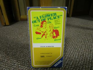 A Flower Out Of Place On Meda Video,  Vhs,  Rare Oop,  Johnny Cash,  Roy Clark