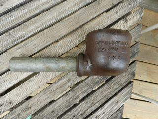 Vintage Water Diverter Cup Cast Iron - Well Pump - Challenge Co.  - Batavia Ill