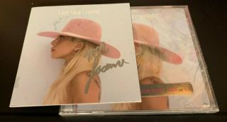 Lady Gaga Signed Autograph Joanne Cd Booklet With Cd Rare Promo Signature
