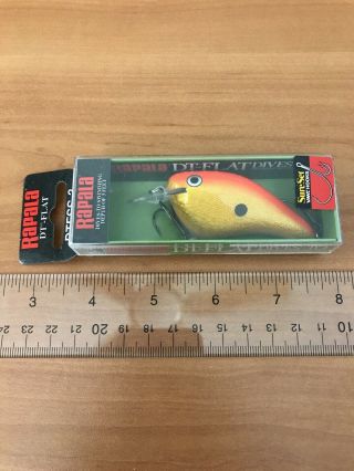 Rapala Dives To Dt Flat Gfr Bass Musky Salmon Fishing Lure Rare Discontinued