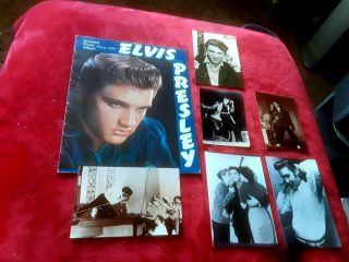Elvis Presley 1956 Signed 1st Concert Program Special 1950s Rare Edition