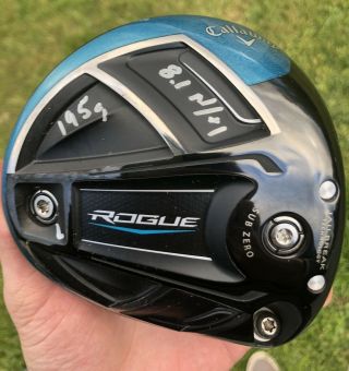Rare Tour Issue Callaway Rogue Sub Zero Driver - Tc Stamp - 8.  5 Head Only