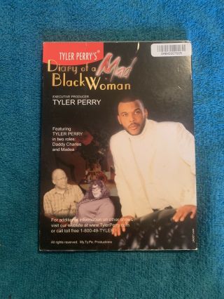 TYLER PERRY ' S DIARY OF A MAD BLACK WOMAN DVD STAGE PLAY VERY RARE OOP EDITION 3