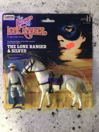 Gabriel 1980 Legend Of The Lone Ranger And Silver Rare 2 Pack Opened Complete