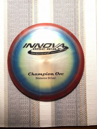 Pfn Innova Champion Orc,  180 Grams,  Custom Fly Dye Design,  Vibrant Rare.