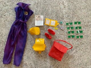 Items From 1970s Bionic Woman Rare Jumpsuit Shoes Red Mission Purse.