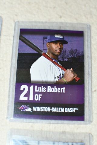 Luis Robert 2018 Winston Salem Minor League Team Set Single Rare