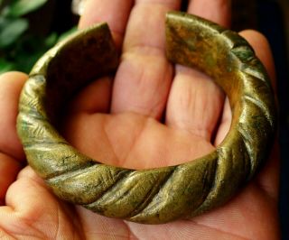 Bracelet Ancien Bronze Bijou Afrique Ethnique Mali Antique Ethnic African Bangle