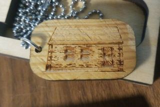 Eminem Dog Tag Good Wood made with wood from childhood home Limited Edition RARE 3