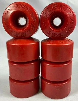 Vintage Roller Skate Wheels From The 80s Made In Usa Set Of 8.